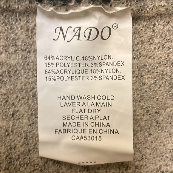 NADO Blocked Cardigan style 1196 - Picture 4 of 4